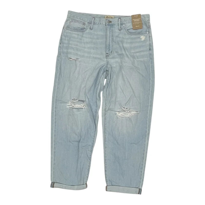 New Design Jeans Boyfriend By Madewell In Blue Denim, Size:12