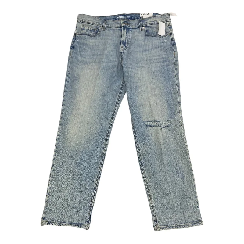 Soft And Comfortable Jeans Boyfriend By Old Navy In Blue Denim, Size: 12