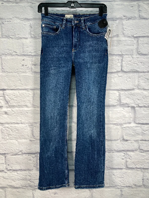 Effortless Elegance Jeans Designer By Pilcro In Blue, Size: 4