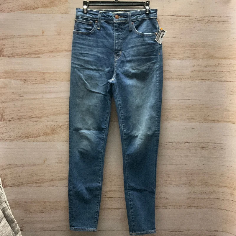 Classic Style Jeans Skinny By Madewell In Blue, Size: 6