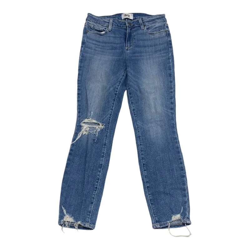 Smart Comfort Wear Jeans Skinny By Paige In Blue, Size: 6