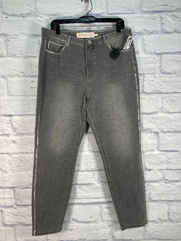 Minimal Comfort Jeans Skinny By Soft Surroundings In Grey, Size: 14