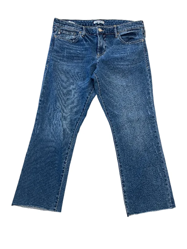 High-end Fabrics Jeans Straight By Dear John In Blue Denim, Size: 12