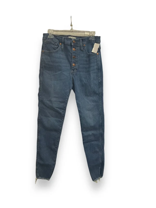 Noble And Elegant Jeans Straight By Madewell In Blue Denim, Size: 10