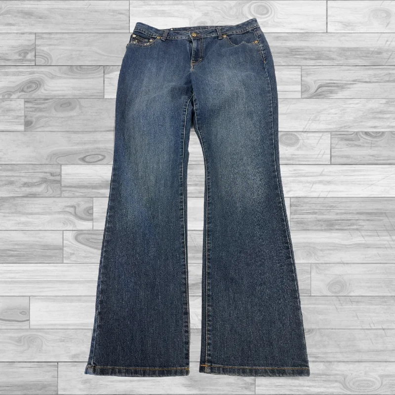 Cozy Essentials Wear Jeans Straight By Style And Company In Denim Blue, Size: 12