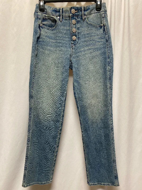 Comfortable Design Jeans Straight By White House Black Market In Blue Denim, Size: 4