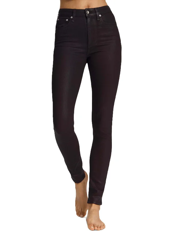 Comfortable down Nina Womens High Rise Denim Skinny Jeans