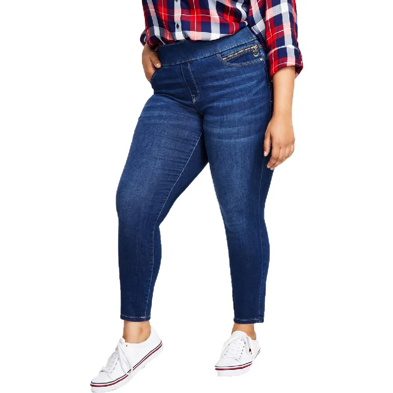 Fashion Innovation Plus Womens High Waist Slimming Skinny Jeans