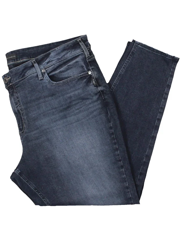 Fashion Touch Plus Womens Solid Denim Skinny Jeans