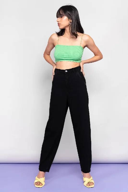 Summer Selection Black Slouchy Jeans