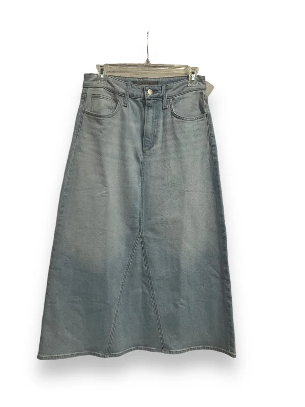 Elegant Wear Skirt Maxi By Joes Jeans In Blue Denim, Size: 4