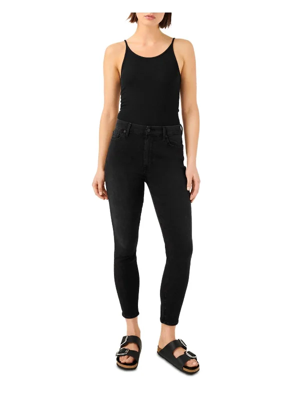 French Style Womens Denim Skinny Ankle Jeans
