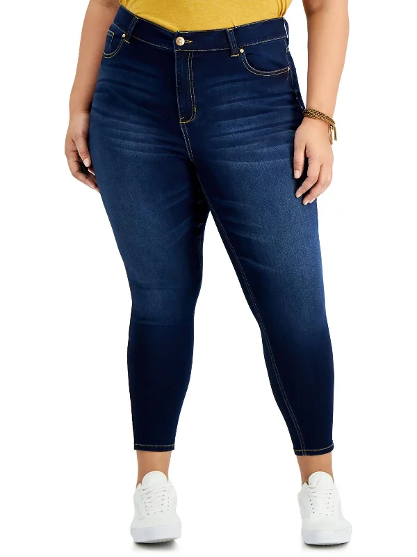 Casual Comfort Wear Womens Denim Solid Straight Leg Jeans