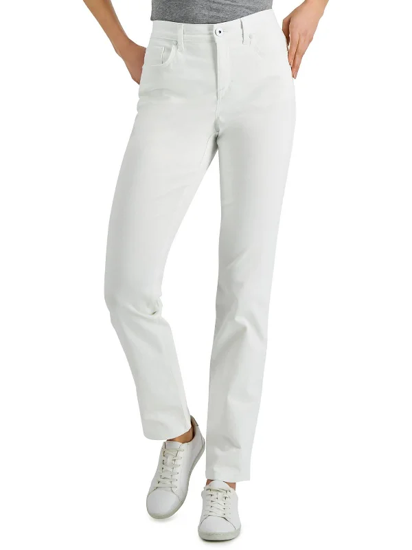 Trendy Layers Womens High Rise Slimming Straight Leg Jeans