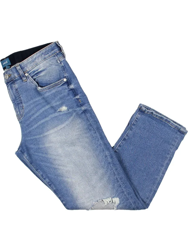 Trendy Dresses Womens Pockets Denim Capri Jeans