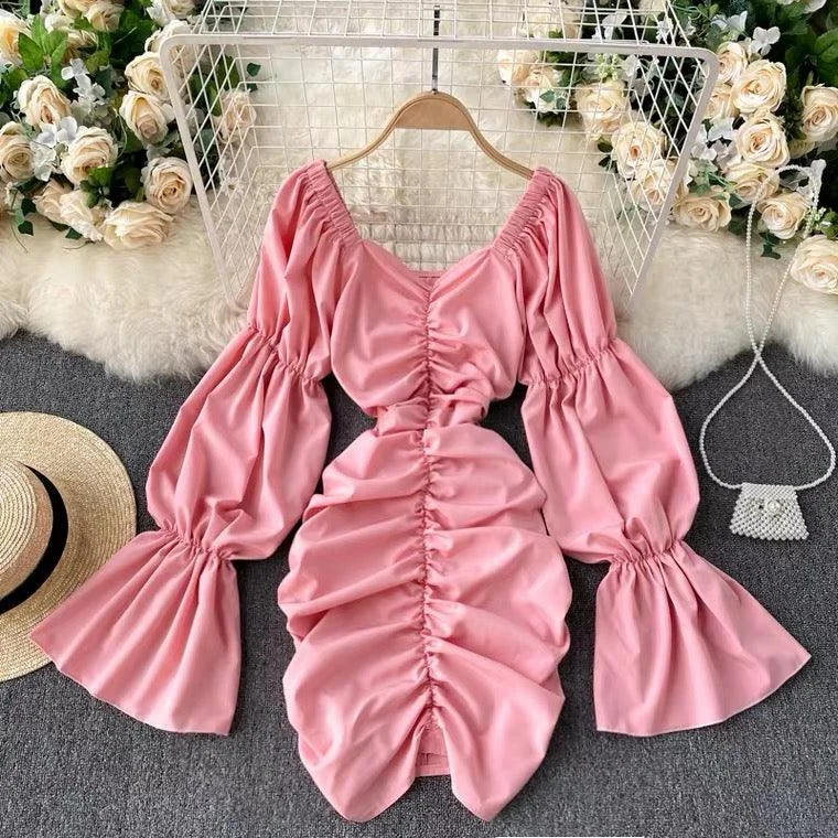 Classic Retro Amista Ruffled Dress
