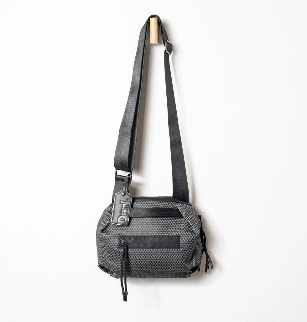 Lace Design Bonnie Crossbody Bag, Gray