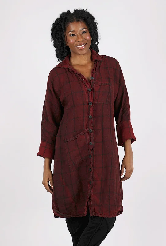 Relaxed Tops Remy Shirt Jacket, Heart