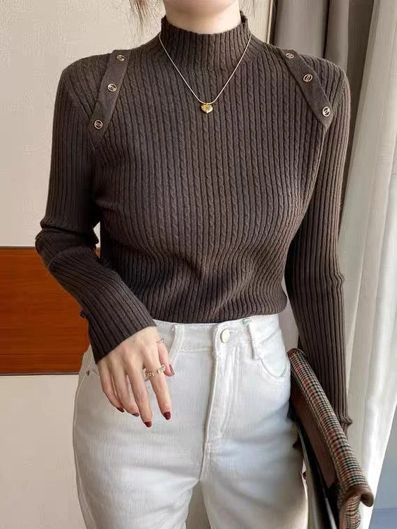Fashion Touch Derek Buttoned Sweaters