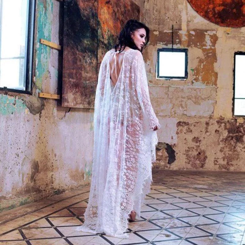 Breezy Outfits Lace Beach Coverup