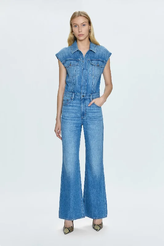 Stretch Design Lennox Jumpsuit - Vacancy