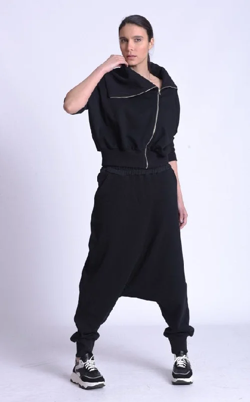 Elegant Fit Zipper Tracksuit Set