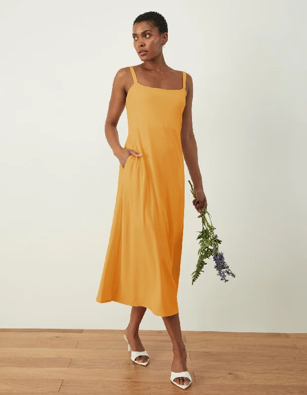 Lazy Style Make A Splash Midi Dress