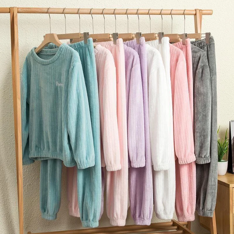 New Autumn And Winter Styles Pesto Fleece Nightsuit