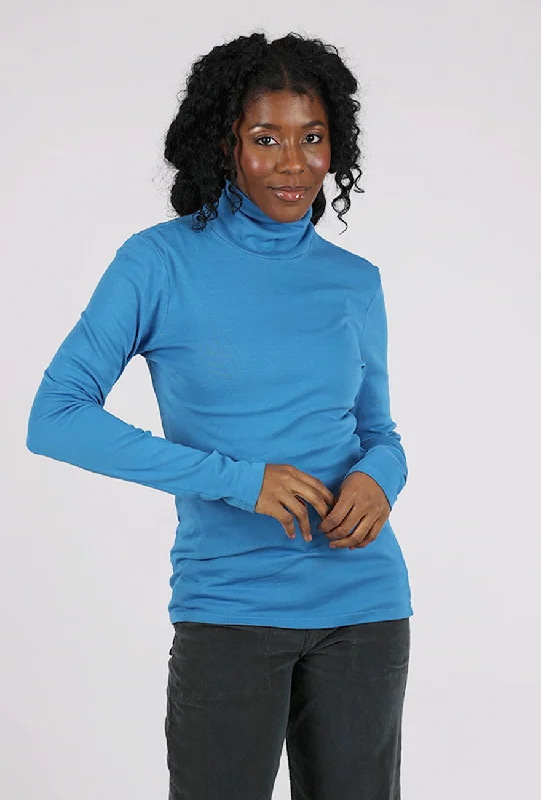 Soft Tops PRU Rib Turtleneck, French Blue