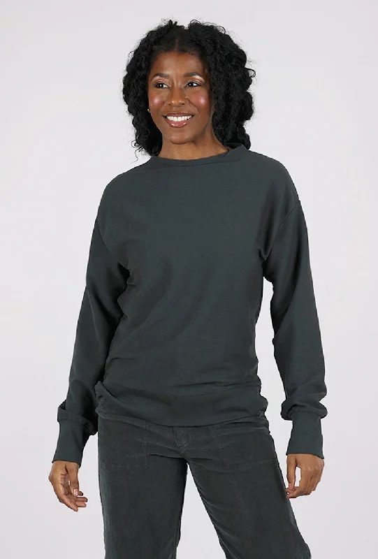 Casual Comfort Sportif Pullover, Drab
