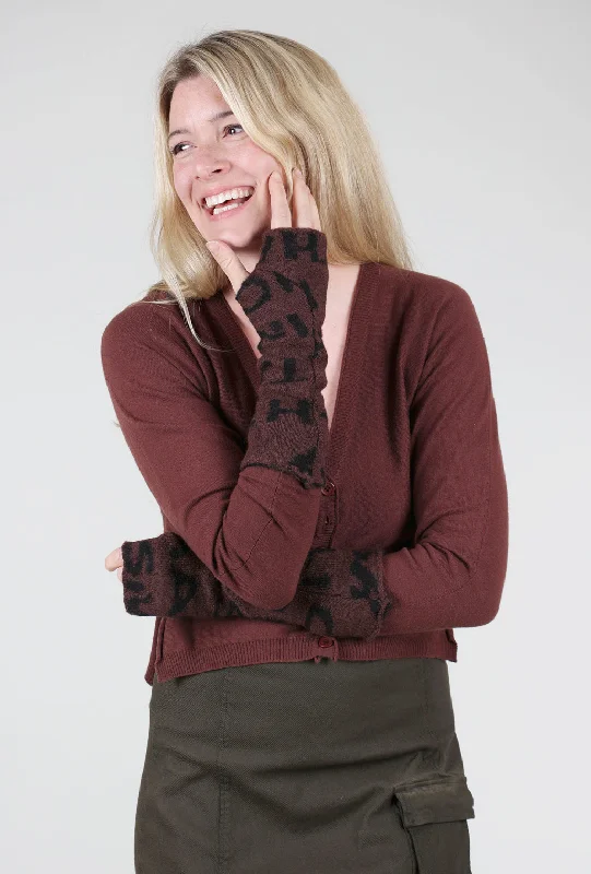 Simple And Comfortable Font Fantastic Wool Cuff, Wood