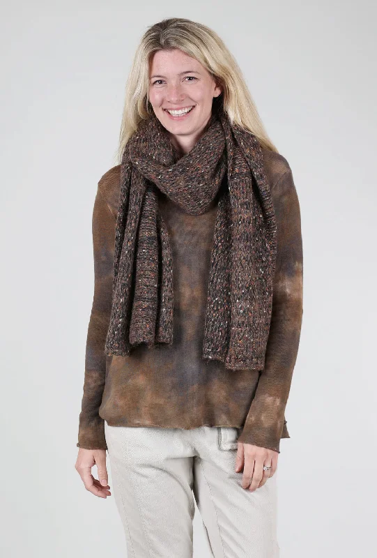Personalized Wear Marled Confetti Scarf, Bronze Multi