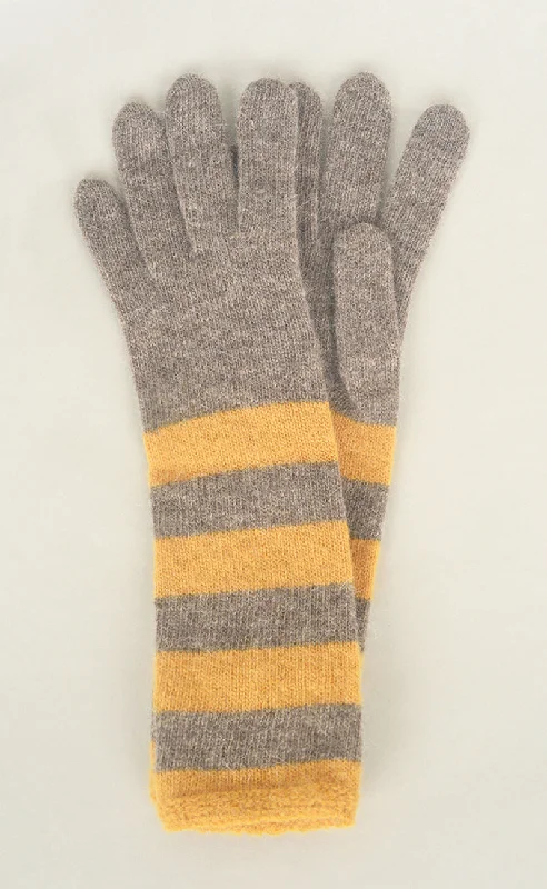 Moisture wicking Wool/Angora Semilon Glove, Vison