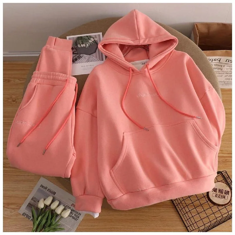 Classic Color Semeah Fleece Lined Tracksuit