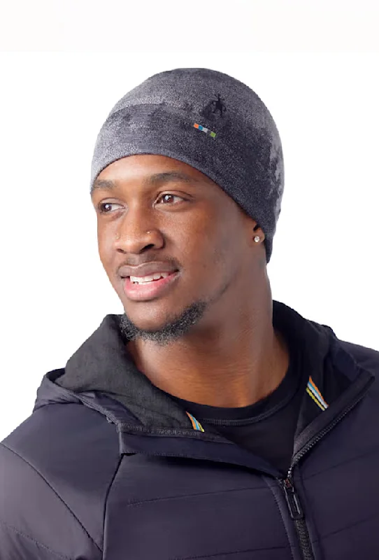 Sweet Breath Thermal Reverse Cuffed Beanie, Charcoal Foggy Pines