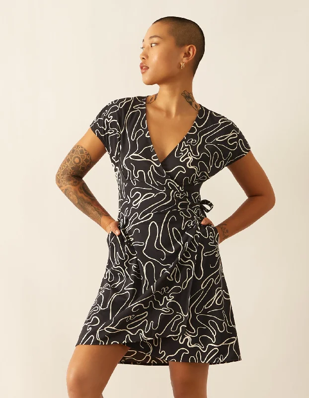 Beautiful Romance Super Cool Wrap Dress