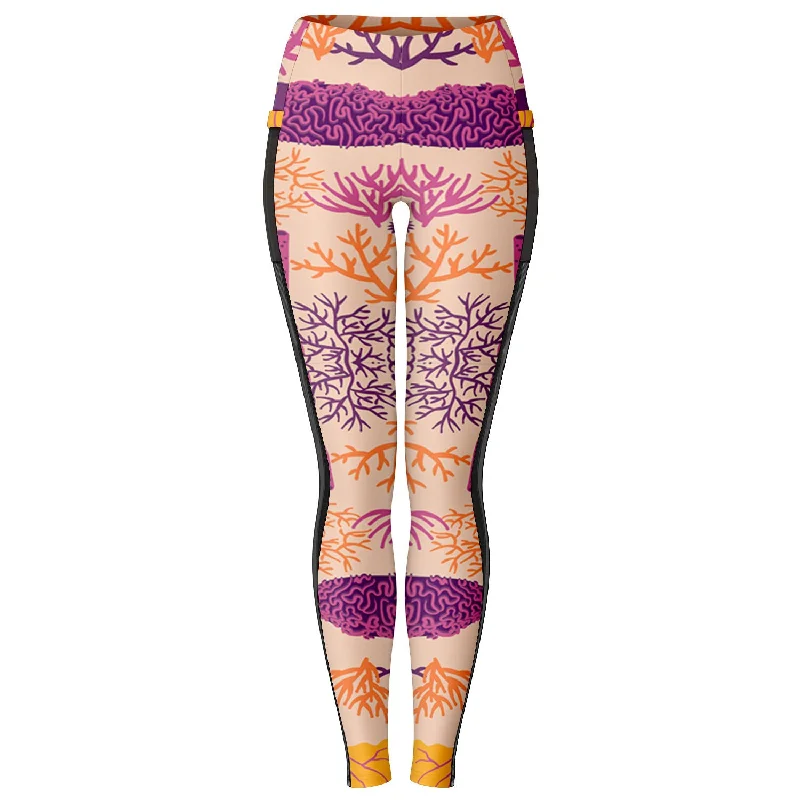 Chic Comfort Wear Coral Legging