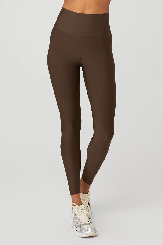 Comfortable Chic 7/8 High-Waist Airlift Legging - Espresso