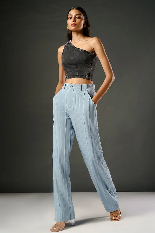 Comfortable Sweaters Crystal Dew Women's Textured Korean Pants