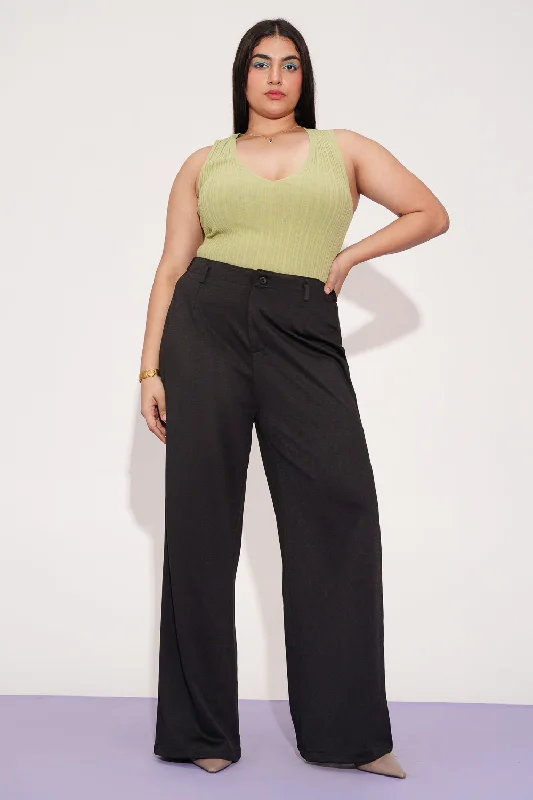 Light And Breathable Gothic Luxe Curve Adjustable Korean Pants