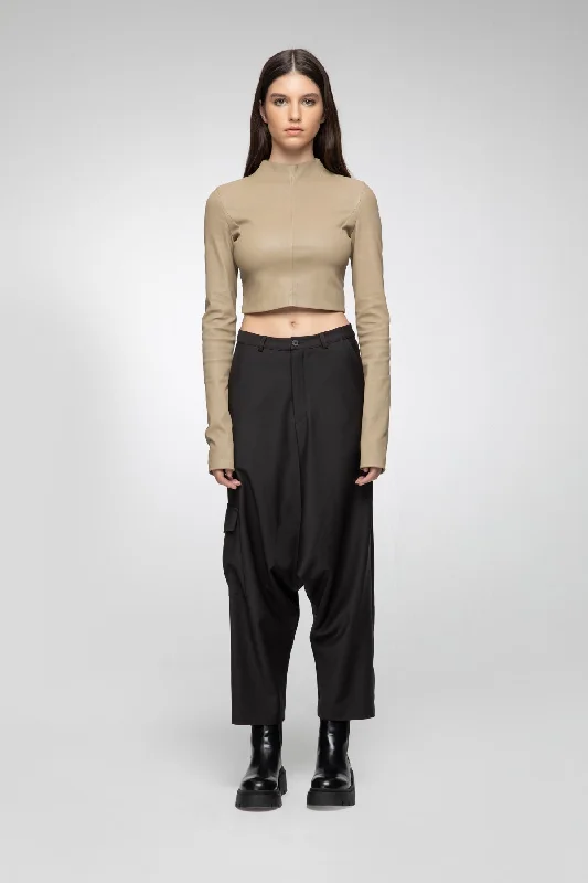 Versatile Wear Dora - Black Wool Pants