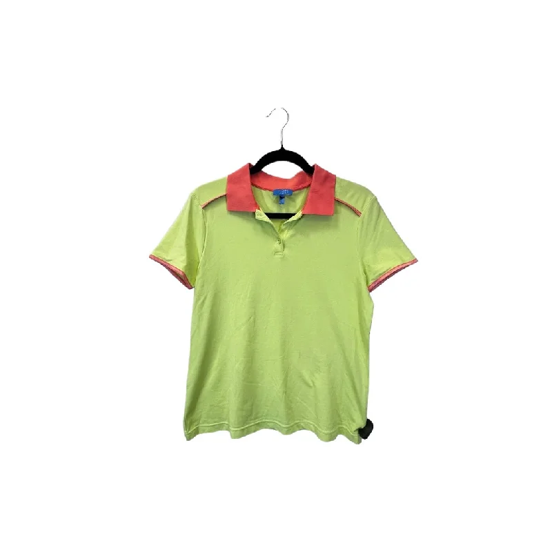 Classic Series Green Top Short Sleeve Designer Escada, Size L