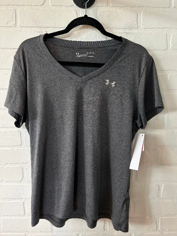 Classic Series Grey Athletic Top Short Sleeve Under Armour, Size Xl