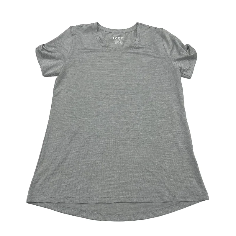 Versatile Outfits GREY IZOD ATHLETIC TOP SS, Size XS