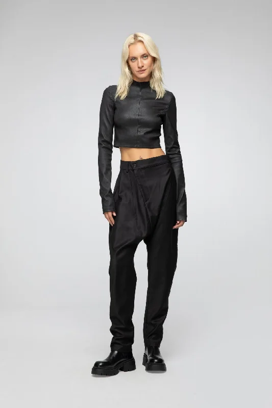 Cozy Dress Ionna - Black Wool Pants