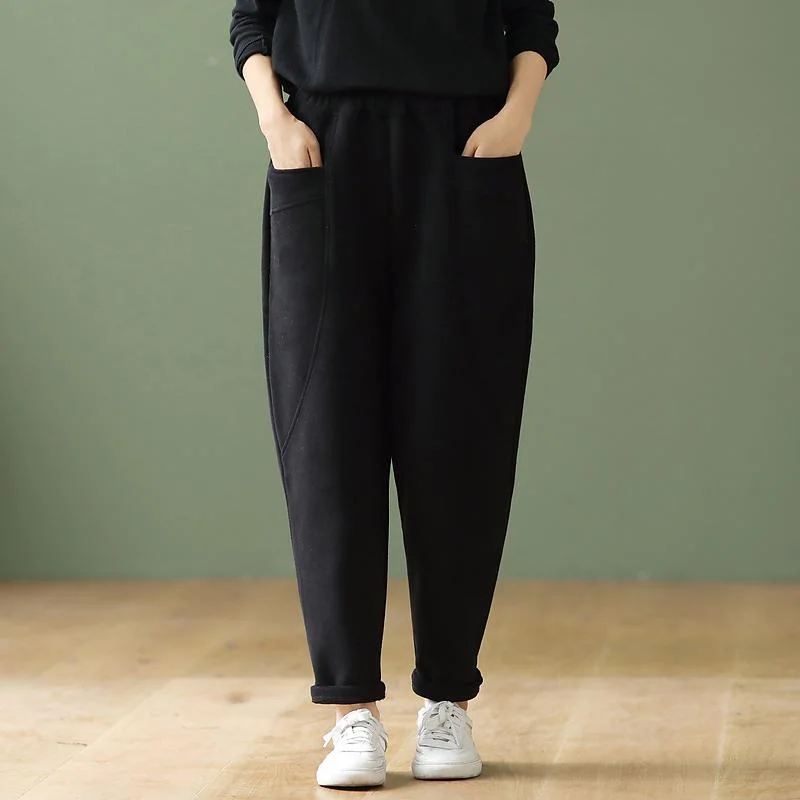 Exquisite Tailoring Loose Literary All-match Casual Trousers