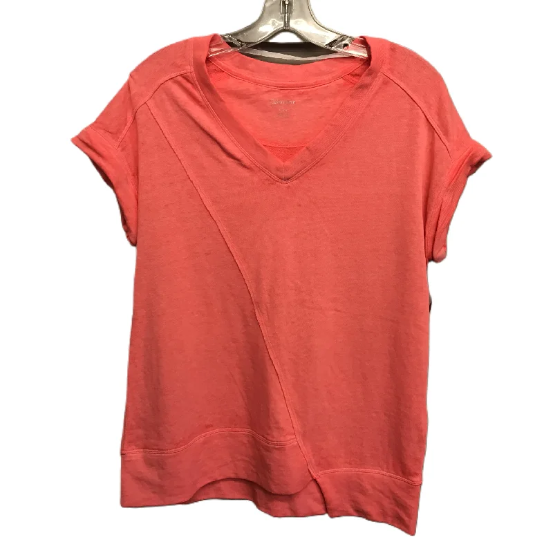 Trendy Items Orange Athletic Top Short Sleeve By Calvin Klein Performance, Size: S