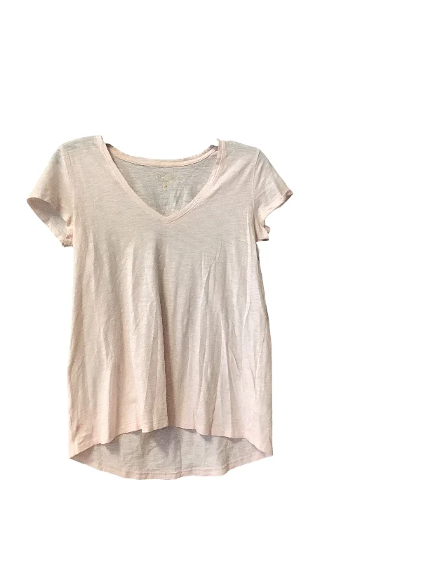 Casual And Comfortable Pink Top Short Sleeve Designer Lilly Pulitzer, Size Xs