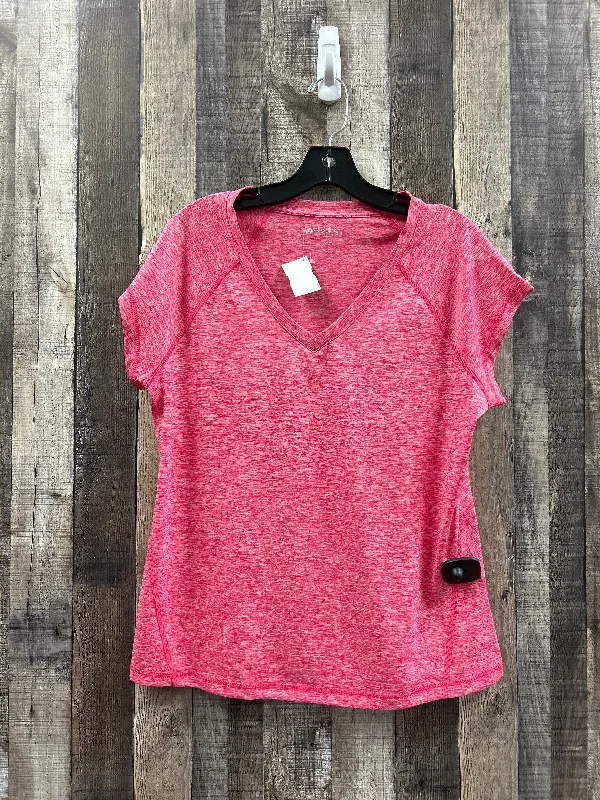 Cozy Fashions Red Athletic Top Short Sleeve Ideology, Size L