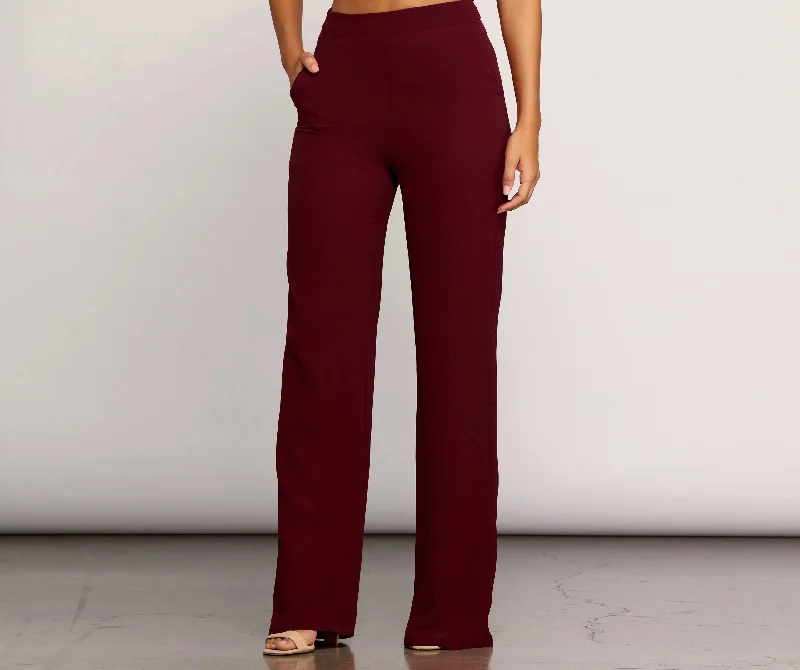 Cozy Footwear Start A Conversation Flared Pants